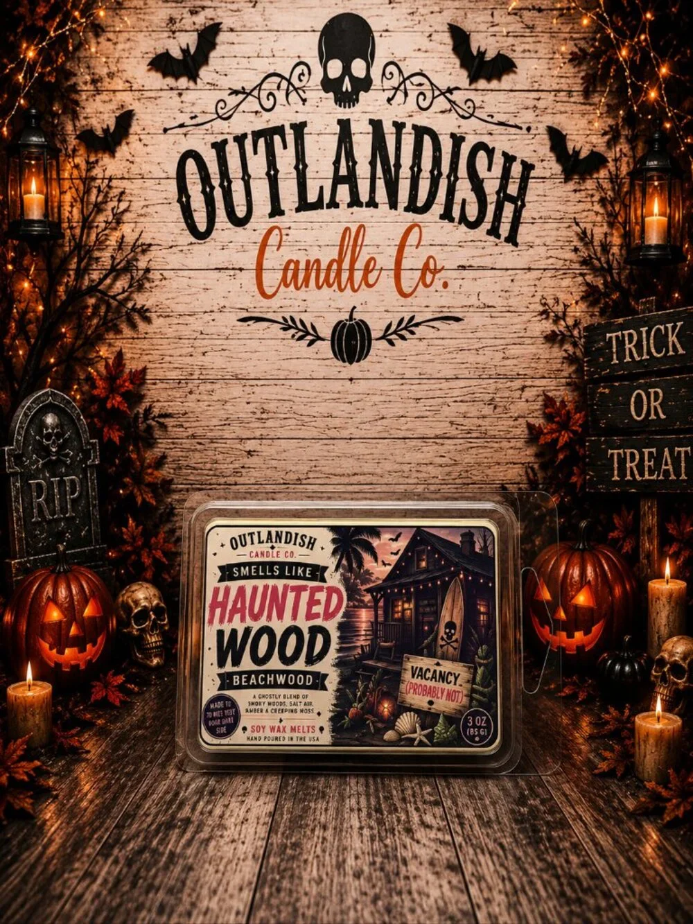 Haunted Wood Wax Melts | Beachwood Scented Wax Melt